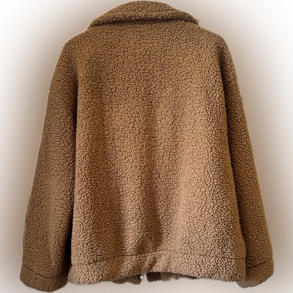Oversized soft fleece jacket - Picture 2 of 4